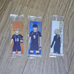 ハイキュー チョコバー ステッカー 烏野高校 日向 影山 ヤチ
