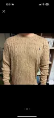 ポロラルフローレン ケーブルニット メンズ XL