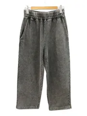スリック SLICK Heavyweight Snow Wash Wide Sweat Pants 5161037 ヘビーウェイト ワイドスウェットパンツ 1 ブラック系 ストレート ボトムス のサムネイル