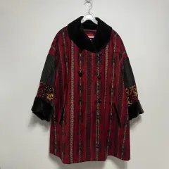 KENZO(ケンゾー) ヴィンテージ パータン ツアーベルベット KARA（カラ） コートのサムネイル
