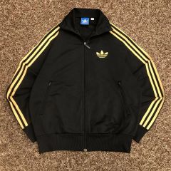 adidas☆アディダス☆ファイヤーバード☆トラックジャケット☆黒金