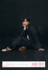 櫻坂46 Unhappy birthday構文 遠藤理子 「Unhappy birthday構文」MV衣装(黒衣装) 座り