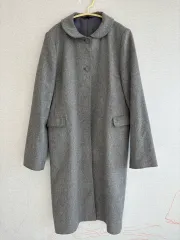 COMPAGNA ウール混 春コート (55-66)