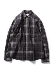 KAJA ORGANIC CHECK OPEN COLLAR SHIRT 2 - メルカリ