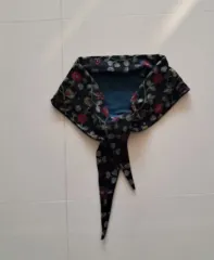 花柄 三角 マフラー