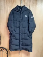 THE NORTH FACE ザノースフェイス ダウンジャケット ロング丈 ブラック 160 11 12歳