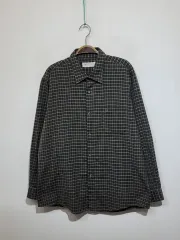 (105) BALMAIN バルマン シャツ CHECK シャツ ポケット ロゴ 韓国版のサムネイル
