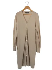 グリーンレーベルリラクシング ユナイテッドアローズ green label relaxing ニット ロング カーディガン 長袖 前開き ベージュ QQQ