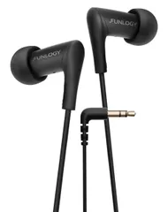 【人気商品】Wired FUNLOGY Earbuds (イヤホン/有線イヤホン) カナル型/ASMR/ゲーミング/AUX/L字プラグ (3.5mmブラック)