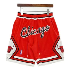 Mitchell&Ness Just Don ミッチェルアンドネス ジャストドン シカゴブルズ ショートパンツ メンズ Sサイズ レッド 短パン DM18932■のサムネイル