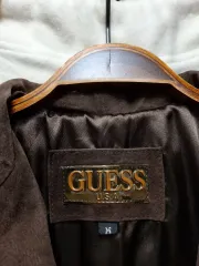 GUESS ゲス ブラウンスウェード ジャケット Mのサムネイル
