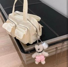 サモエドネキ しまむらコラボバッグ 受注限定販売品 推し活bag トート 
