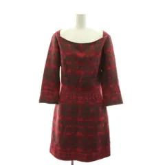 ペンドルトン PENDLETON THE PORTLAND COLLECTION ボートネック ワンピース S 赤 レッド ウール /AZ ■GY06のサムネイル