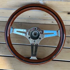 B/ナルディ クラシック ウッド ステアリング 325㎜  当時物 NARDI TORINO Φ325 Classic 旧車 ビンテージ SR311 S500 S600 ヨタハチ【NS】のサムネイル