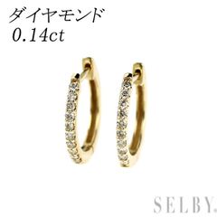 OREFICE オレフィーチェK18 ダイヤモンド セリア ミニ フープ ピアス 