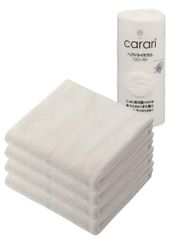 carari(칼라리) 헤어드라이 타올 흡수력[3배]의 마이크로 화이버 ONE 아이보리 4매 세트 섬유의 틈새에 재빠르게 흡수 속건 마시멜로 촉감 푹신푹신 떡 40×100cm 시비 재팬 카라리원