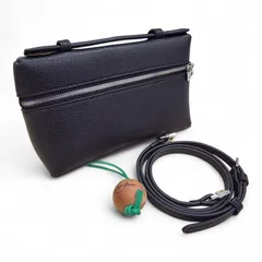 ロロピアーナ LOROPIANA ショルダーバッグ エクストラポケット L19 ブラック 2wayのサムネイル