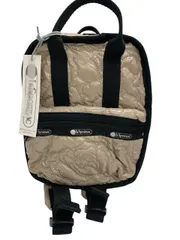 未使用/タグ付き/LeSportsac/レスポートサック/キルティング/バックパック/ベージュ/レディース/FD0147