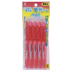 パイロット こすると消える蛍光ペン フリクションライト ピンク 5本 PSFL50SL5P