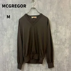 MCGREGOR ニットカーディガン M ブラウン 茶 メンズ ヴィンテージ【m028】