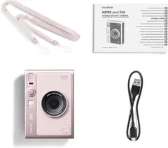 【新品・１営業日発送】FUJIFILM 富士フイルム FUJIFILM instax mini Evo ジェントルローズ