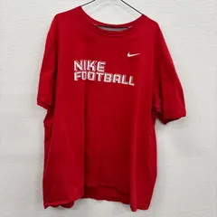 Y439 NIKE XXL レッド NIKE FOOTBALL グラフィックTシャツ y2k オーバーサイズ ストリート カジュアル 古着卸 アメリカ 仕入