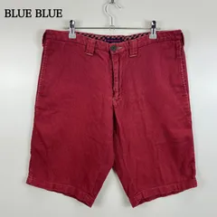 BLUE BLUE japan made cotton linen half pants 3 L S01159 ブルーブルー 染め加工 リネン混 ハーフパンツ アメカジ 日本製 近年モデルのサムネイル