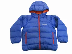 モンベル Montbell ジャケット 上着 ダウン ブルー 110サイズ キッズ