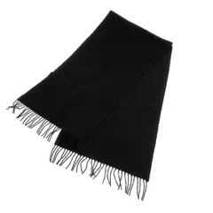 Ermenegildo Zegna エルメネジルドゼニア マフラー  カシミヤ100％    ブラック メンズ / 240001181535のサムネイル