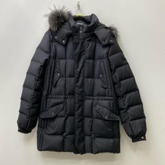 美品 タトラス ハリケーン ダウンジャケット ファー ブラック 04 XL 