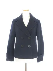 B&Y ユナイテッドアローズ BEAUTY&YOUTH ビューティー&ユース ピーコート ウール S 紺 ネイビー amy