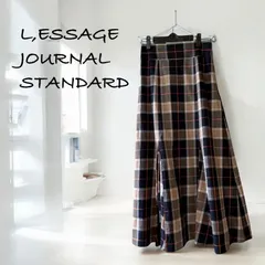 L,ESSAGE JOURNAL STANDARD ジャーナルスタンダード チェック ロングスカートのサムネイル