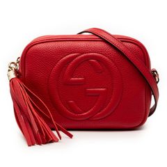 □GUCCI ショルダーバッグ □ソーホー□インターロッキングG タッセル