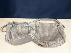 【現状品】 SAZABY バッグ レザー編み込み ハンドバッグ ショルダーバッグ 2点まとめ ★