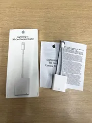 【現状品】 Apple アップル純正 Lightning SDカードリーダー A1441