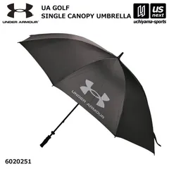 アンダーアーマー 【 UNDER ARMOUR 】 雨傘 UA ゴルフ シングルキャノピー アンブレラ 【 6020251 傘 雨傘 スポーツ ゴルフ 応援 観戦 アウトドア レジャー ブラック 】[自社]のサムネイル