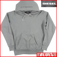 DIESEL ディーゼル プルオーバーパーカー グレー XS フーディー スウェット 古着 メンズ トレーナー スウェットサイズS一覧←SEULB屋着古← HN2421