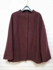 キース オーバーサイズ ウール ハーフコート / (54)82-88-160のサムネイル