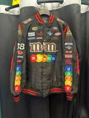 G*5様 JH DESIGN m&m'sレーシングジャケット総刺繍パッチワーク - メルカリ