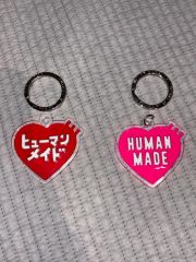 ヒューマンメイド ハート型ピアス(両耳用) HUMAN MADEヒューマンメイド ピアス 両耳用 ハート型 赤 数回使用済み