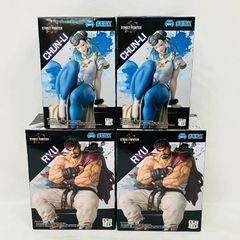 스트리트 파이터 프라이즈 피규어 정리 4마리 세트 / 쵸코세 춘려 류 캡콤 CAPCOM STREET FIGHTER SEGA