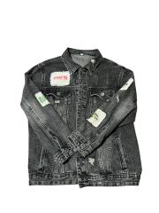GUESS デニムジャケット ダメージ加工 パッチワーク - メルカリ