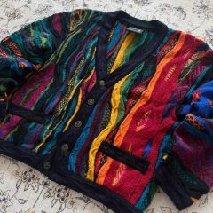 16573✨サンローラン 国内正規品 ウール モヘヤ インターシャ