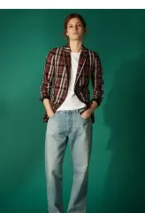 SANDRO サンドロ スリムフィット CHECK ジャケット 36 サイズのサムネイル