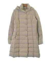 □071201-117□MOORER□ダウンコート□38□ベージュ系□レディース 
