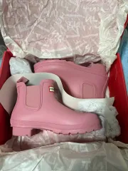 ハンター レインブーツ チェルシー ピンク