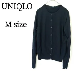 UNIQLO ユニクロ カーディガン サマーニット 長袖 薄手 ブラック M