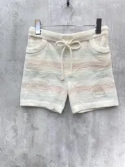 新品 gelato pique ジェラートピケ モコモコ ボーダー ショート パンツ ルームウェア パジャマ 部屋着 ふわふわ sizeF/アイボリーｘピンクｘ水色 ■◇ レディース
