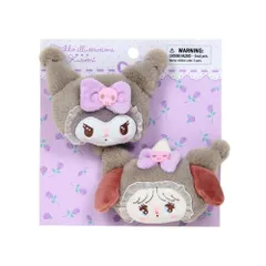 サンリオ(SANRIO) mikko illustrations ヘアクリップセット クロミ 右向きと左向きのセット 対象年齢3才以上 220051