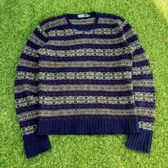 COMME des GARÇONS HOMME 袖柄切替 クルーネックニット S - メルカリ